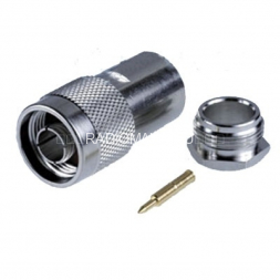 Разъем N-112B (2,4mm pin) N, вилка прижимная, RG-213(RG-8)