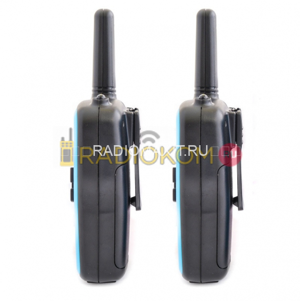 Комплект раций 2 шт TurboSky T25 BLUE. Рация TurboSky T25 синего цвета.