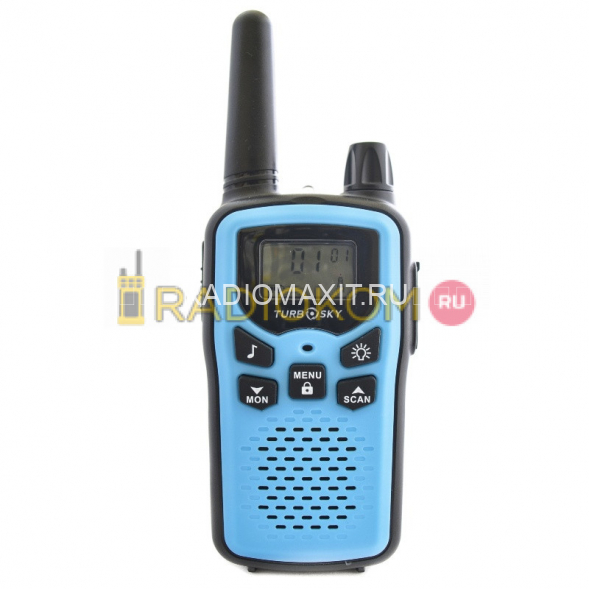 Комплект раций 2 шт TurboSky T35 BLUE (синего цвета) 
