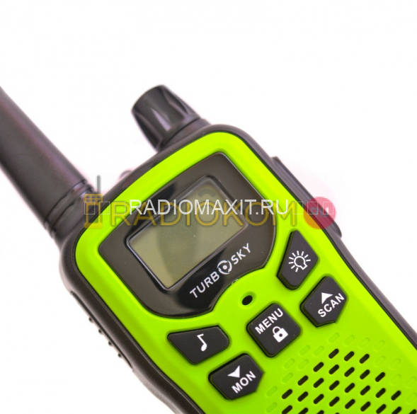 Комплект раций 2 шт TurboSky T35 GREEN (зеленого цвета) детский