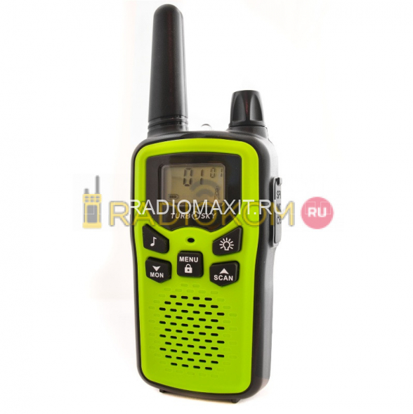 Комплект раций 2 шт TurboSky T35 GREEN (зеленого цвета) детский