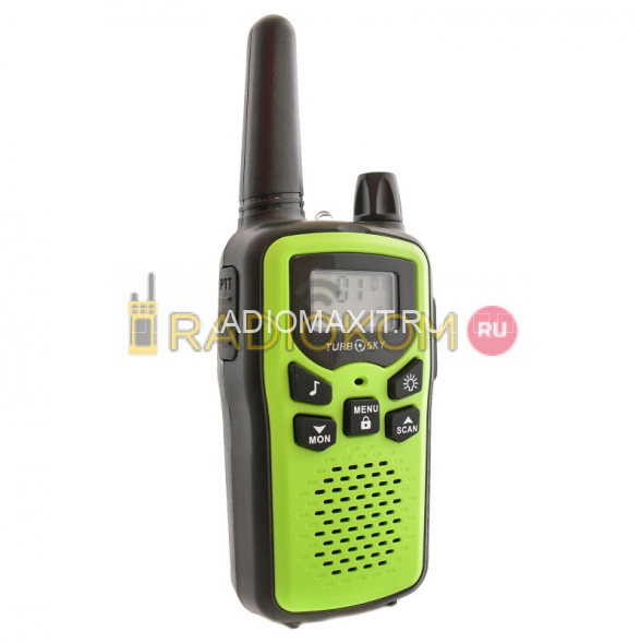 Комплект раций 2 шт TurboSky T35 GREEN (зеленого цвета) детский