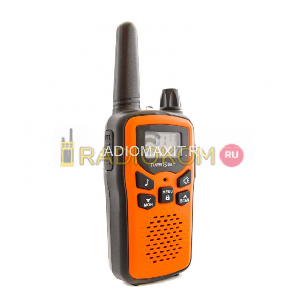 Комплект раций 2 шт TurboSky T35 ORANGE (оранжевого цвета)