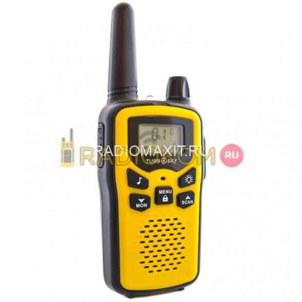 Комплект раций 2 шт TurboSky T35 YELLOW (желтого цвета)